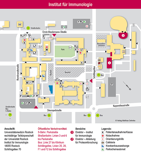Lageplan Institut für Immunologie Lageplan Institut für Immunologie